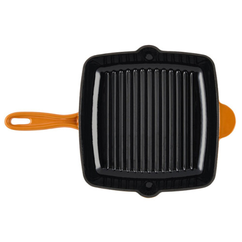 Cooks Professional (Orange) Cooks Professional 26cm Cast Iron Skillet Pan 2