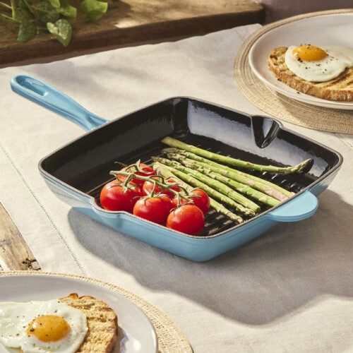Cooks Professional (Teal) Cooks Professional 26cm Cast Iron Skillet Pan 1