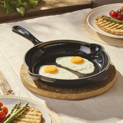 Cooks Professional (Black) Cooks Professional 26cm Cast Iron Frying Pan 1