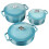 Cooks Professional (Teal) Cooks Professional Set of 5 Cast Iron 5