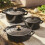 Cooks Professional (Black) Cooks Professional Set of 5 Cast Iron 3