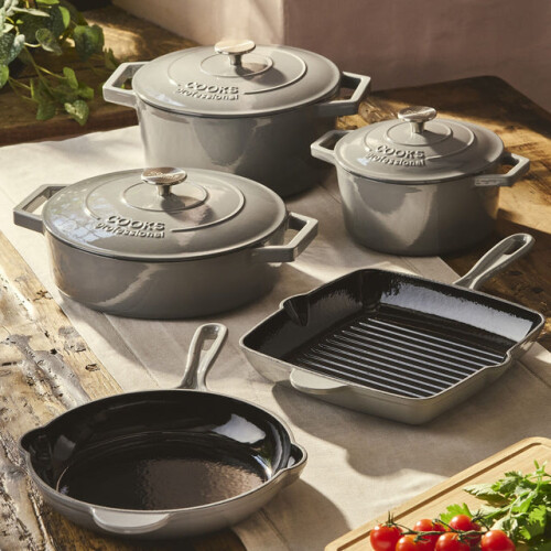 Cooks Professional (Grey) Cooks Professional Set of 5 Cast Iron 1