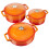Cooks Professional (Orange) Cooks Professional Set of 5 Cast Iron 5