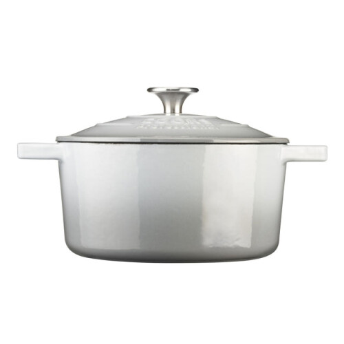 Cooks Professional (Grey) Cooks Professional 20cm Cast Iron Casserole 2