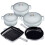 Cooks Professional (Grey) Cooks Professional Set of 5 Cast Iron 1