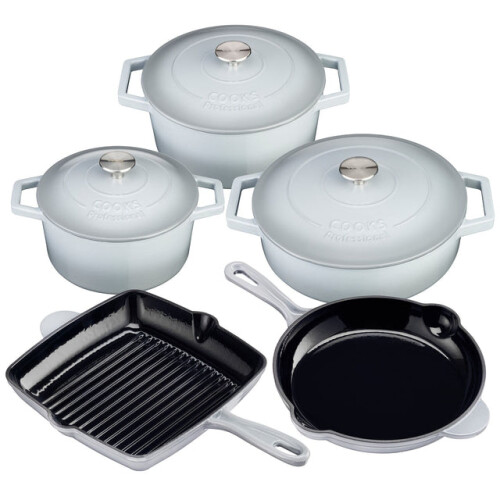 Cooks Professional (Grey) Cooks Professional Set of 5 Cast Iron