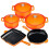Cooks Professional (Orange) Cooks Professional Set of 5 Cast Iron 1