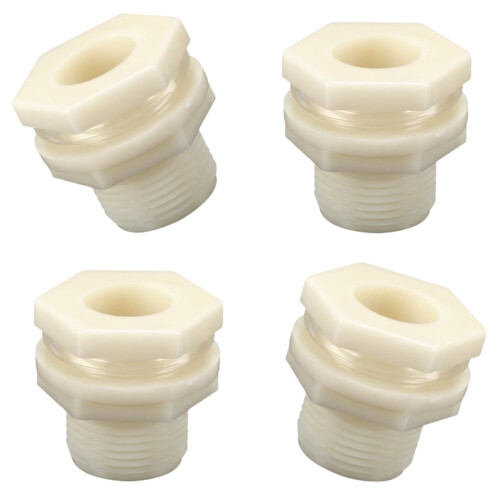 Premium witte ABS waterleidingverbinding, gladde-1in extra draad