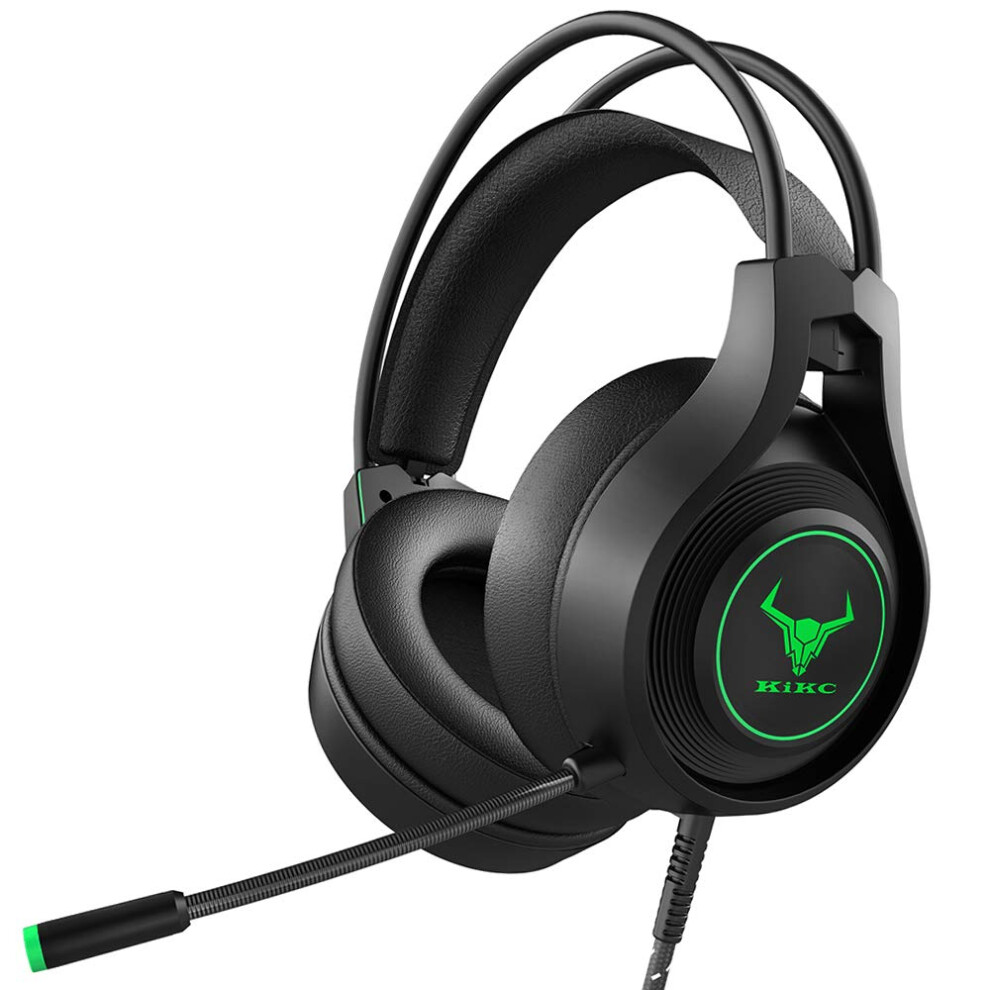 Kikc Gaming Headset Ps4 Xbox One Pc | Stereo Wired Headphones Mic | New 193701697744