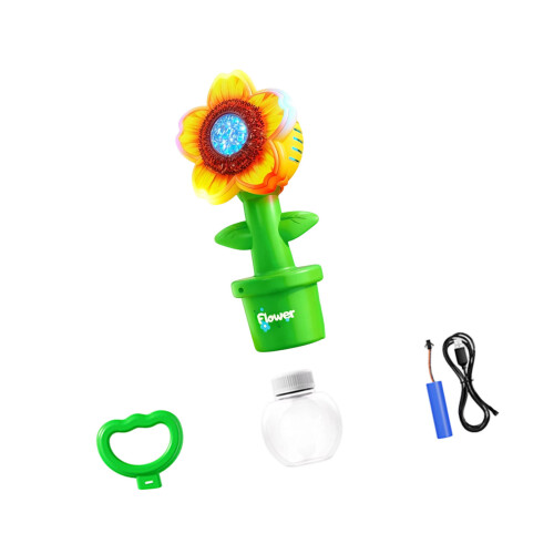 Blumenförmiges automatisches Blasenspielzeug,-Reguläre Version