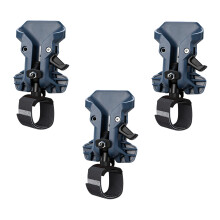 Lightweight ABS Tool Fastener Hanger With Secure Lock-Grey