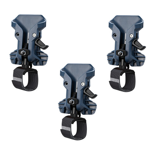 Lightweight ABS Tool Fastener Hanger With Secure Lock-Grey