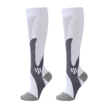 Multifunktionale Premium-Stützstrümpfe,-Weiß L/XL