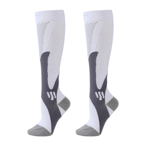 Multifunktionale Premium-Stützstrümpfe,-Weiß L/XL