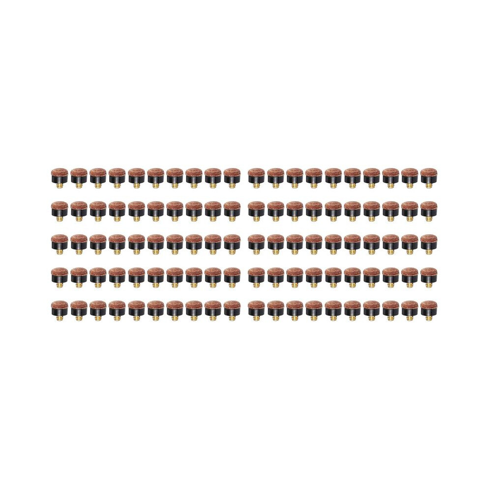 100Pcs Billiard Pool Cue Stick Screw- Tips 13Mm Billiard Cue Tips For Pool Cues And Snooker 4713787268650