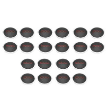 20Pcs 133mm Hubcap for 500 Wheels Centre Hub Caps Set 68078419AC 68078421AC Dust Cover 51884863 Red
