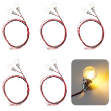 LED Lighting Bulb With 3V Voltaged Set of 10-1 150 Warm White