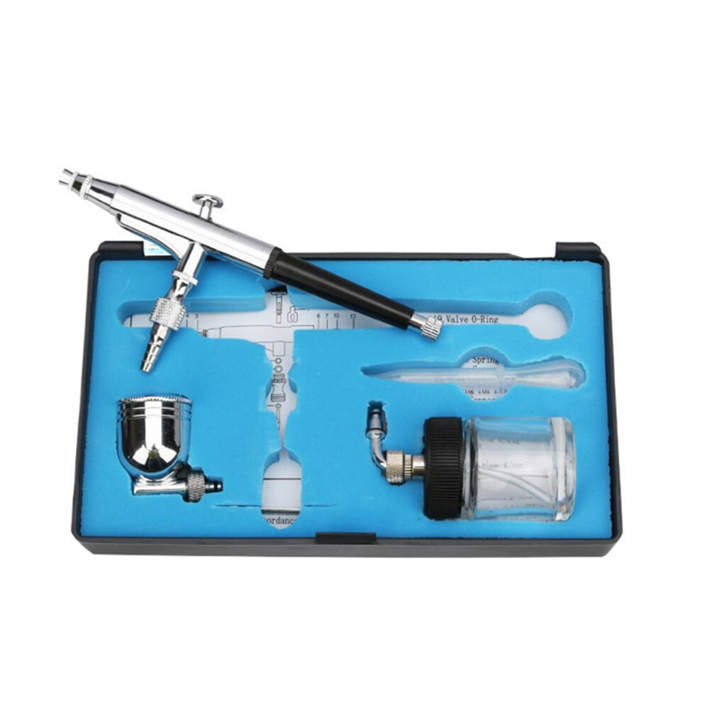 Gravity & Siphon Feed Airbrush 0.3mm Nozzle