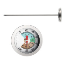 200Mm Stainless Steel Compost Thermometers Perfect-Earthworm