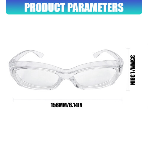 Clear Protective Glasses With Anti Fog Coating And Light Filter 2