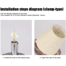 Petit Abat-Jour Clip Sur Ampoule Lot de 12 pour Ampoules Candélabres, Abat-Jour En Tissu Baril pour Applique Murale Lustre de Table