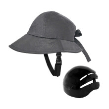 (58cm-60cm, Grey) Bicycle Helmet Hat Shaped Helmet Fishing Hat Sun Hat Cyclist Helmet Hat Type Helmet Cap For Women's Cycle Everyday Wear Work