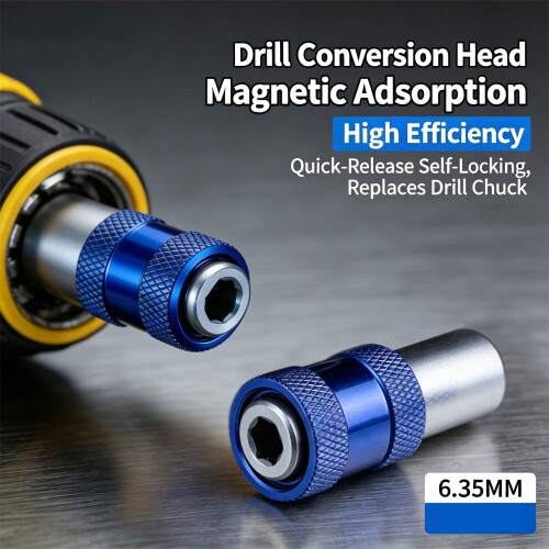 Magnetische schroevendraaierbit 1/4 inch handvat aanpassing 1