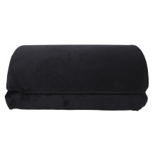 Black Height Adjustable Foot Stool Ergonomic