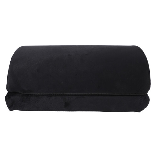 Black Height Adjustable Foot Stool Ergonomic