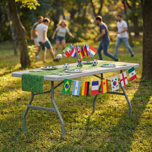 Home Discount (6ft) Folding Camping Table with Handle 1