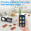 Silver Coin Tester Kit, CoinTester for Resonance Testing and Size Comparison, Magnifying Glass/Hammer/Keychain 5