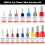 900pcs Wire End Ferrules Kit,Insulated Wire End Ferrules Assortment,Twin Wire End Ferrules and Single- Ferrules Set 2