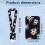 Soccer Pattern Retractable Badge Holder And ABS Card Sleeve-3 6