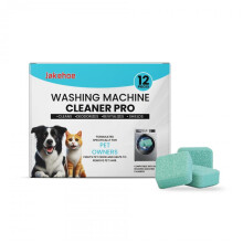(12 pieces) Washing Machine Cleaner Tablets 12-Pack for Front Load and Top Load Washer, Remove Stains and Deposits, Household Cleaning