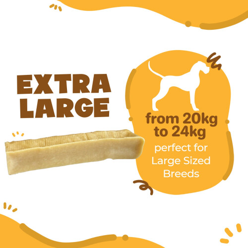 Extra Large Hard Cheese Chews Yak Chews 1