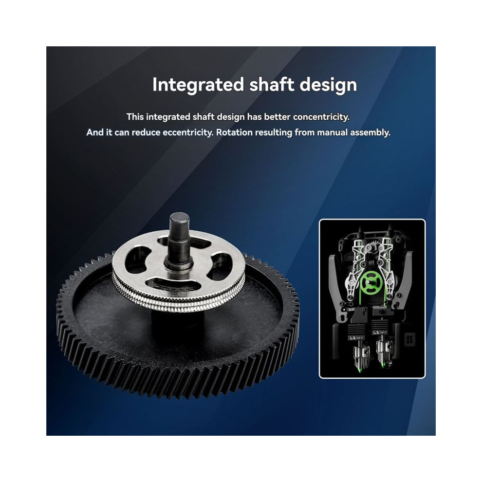 For H2d Dual Extruder Gears Hardened Steel Helical Gear Set Replacement Parts For H2d 3D Printer 4714250114313