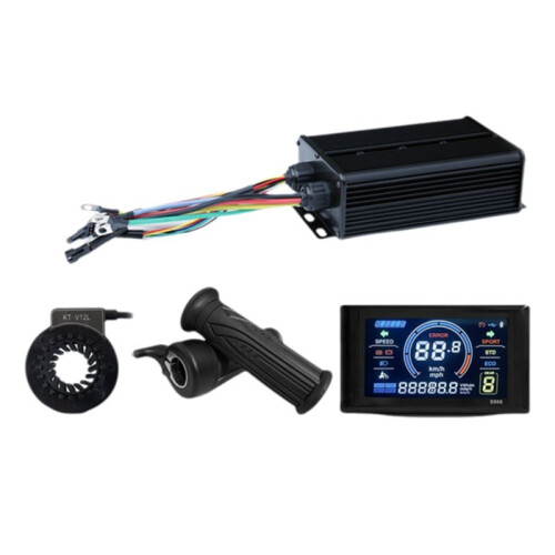 E-Bicycle Three Mode Controller Set 60A 48V -72V Sine Wave Controller S966 Display Color Screen E-Bicycle Accessories