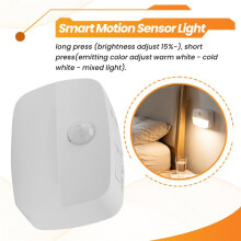 LED Night Light in Motion Sensor Light Wall Lamp for Home Aisle WC Hallway Stair Bedroom Night Lamp EU Plug