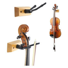 Support Mural pour Violon 2 PièCes, Support Mural pour Support de Violon, Crochet de Suspension pour UkuléLé Alto Violon, Peut Accrocher un Arc de