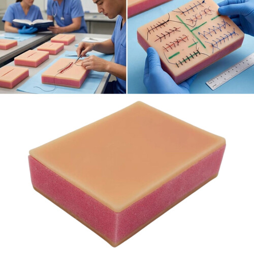 Strong Surgical Suture Practice Board With Sponge Center For 1