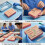 Strong Surgical Suture Practice Board With Sponge Center For 4