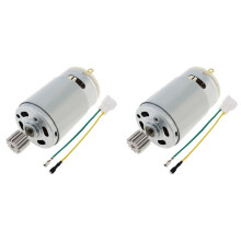 2X R390 Motore A Corrente Continua A 12 Denti, 12 V, 20000 Giri/Min, per Auto Giocattolo per Bambini, Motore Elettrico Ad Alta Velocità per Auto