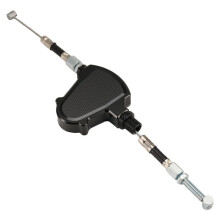 Universal Motorcycle Pull Wire Clutch Effort Saver Stunt Clutch Cable Easy System for    Black