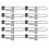 10PCS Lever Action Grid Clamp Multifunctional Stainless Steel Tile Mounting Clips Rust Proof Tile Mounting Clips 1