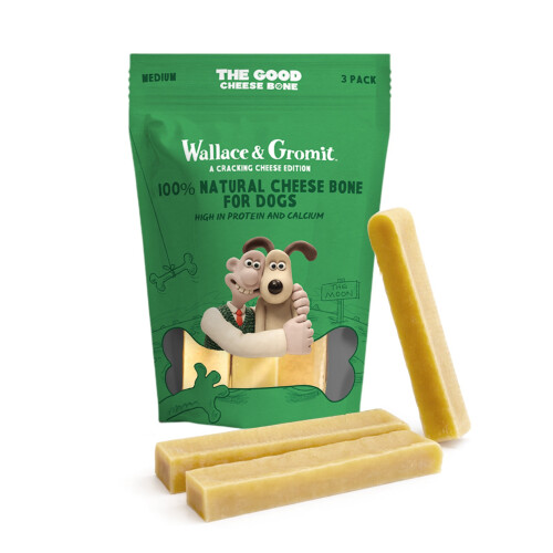 Medium Hard Cheese Chews Yak Chews for Dogs (3Pk)