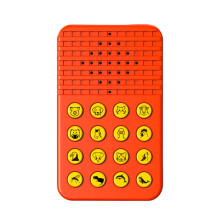 Plastic Music Toy With 16 Buttons For Hilarious Sounds-Orange