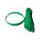 Kids Protective Hat For Beach Pool Fun With foot Pattern-Green 1