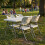 Vida Designs (4 Chairs) Indoor Outdoor Folding Table 5ft & Folding Chairs 1