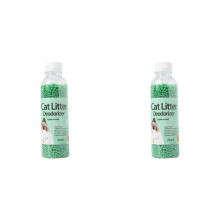 2X 300G Kitten Toilet Cleaning, Cat Litter Deodorant Bead, Artifact Pet Odor Activated Carbon Absorbs, Cat Sand Stink-E