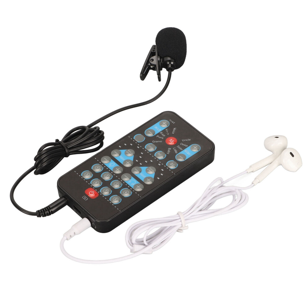 Compact Voice Changer 8 Sound Effects Abs Black 7055741715396